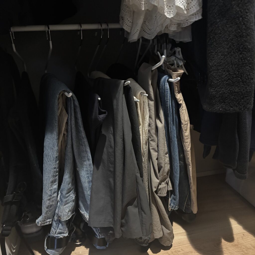 収納力UP 2段　ハンガー